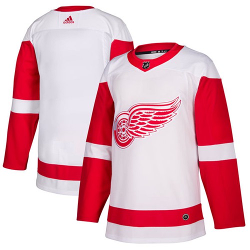 Adidas Men Detroit Red Wings Blank White Road Authentic Stitched NHL Jersey->columbus blue jackets->NHL Jersey